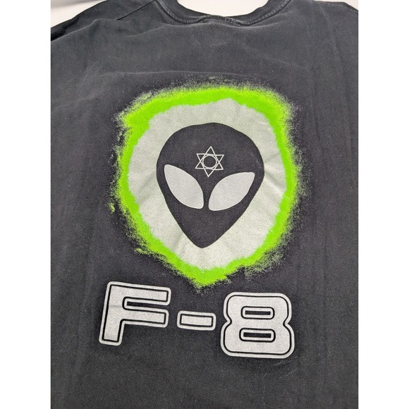 Frequency 8 Gear Men's XL Alien Cybertrance Graphic Tee 90's Rave Made in USA - Picture 13 of 13
